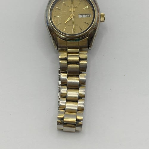 Seiko 2906-0850 Ladies Gold plated Automatic Day/Date Watch, Ticking #K493 - Picture 6 of 14