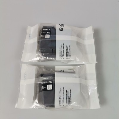 2 Pack - Brother LC3219XL Bk Black Printer Ink Cartridge Genuine Original