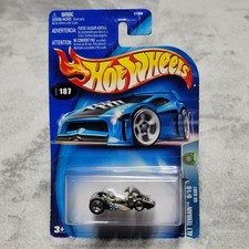 Hot Wheels Go Kart Black White Seat Alt Terrain 9/10 Collector 187 2003 NEW
