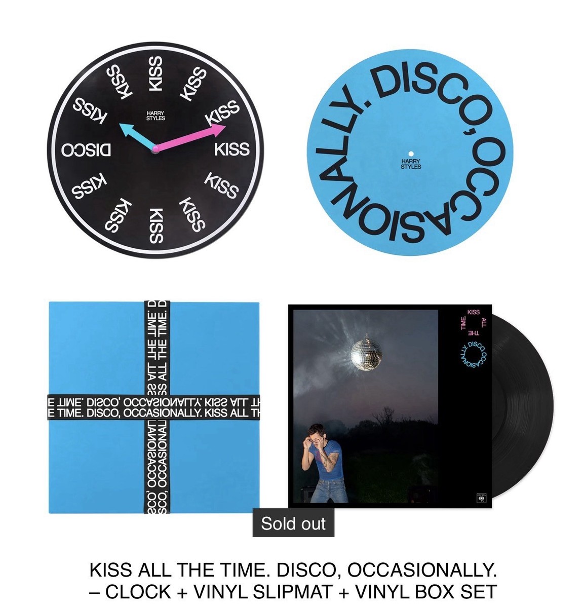 Harry Styles KISS ALL THE TIME. DISCO, OCCASIONALLY | eBay