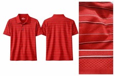 Red PGA Tour Mens Golf Polo Shirt Size XL Short Sleeve Cool Material