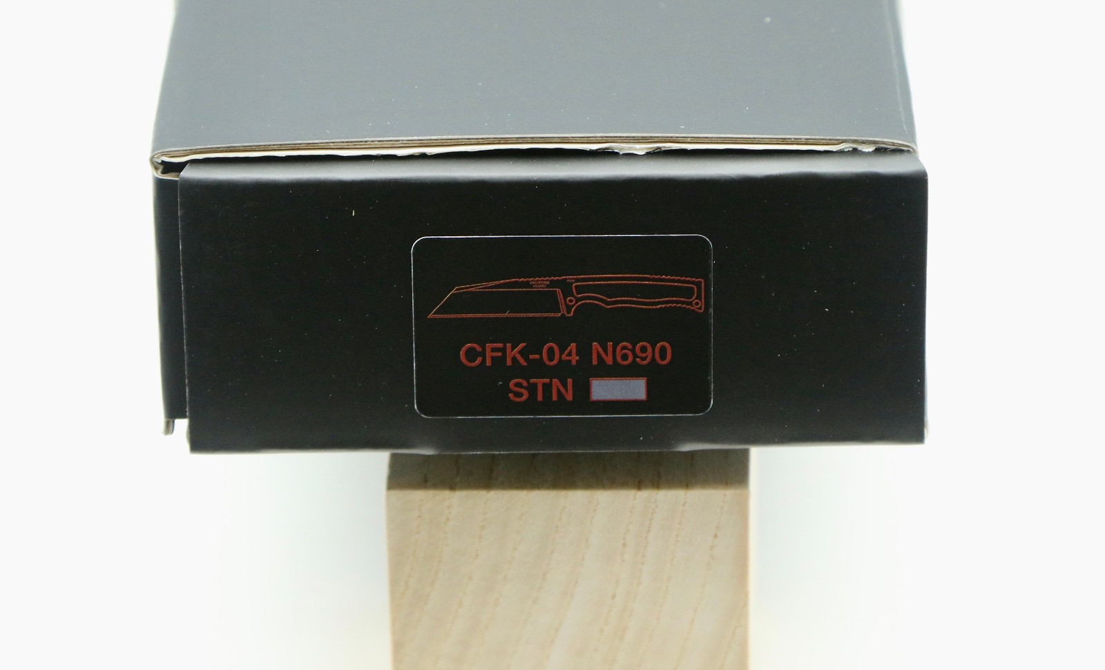 HALFBREED BLADES CFK-04 N690 COMPACT FIELD FIXED BLADE KNIFE STONEWASHED