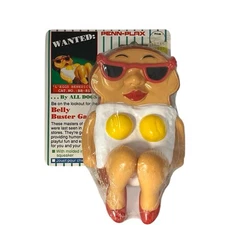 Penn Plax Belly Buster Gang Leggs Benedict 8L 1992 Eggs Toast NOS