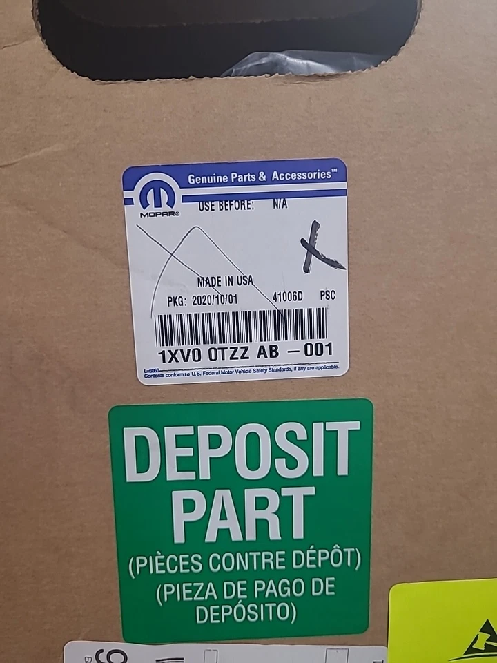 Fascia inferior delantera MOPAR 1XV00TZZAB compatible con Dodge Durango 2014-2020 Foto 2 de 3