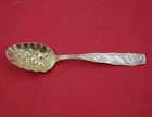 Orchids by Towle Sterling Silver Preserve Spoon GW w/ fruit in bowl  6 7/8"