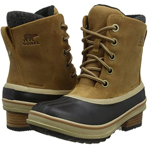 SOREL Women's Slimpack III Lace Boot Elk Waterproof Leather Winter Boots 7.5M - Picture 7 of 7