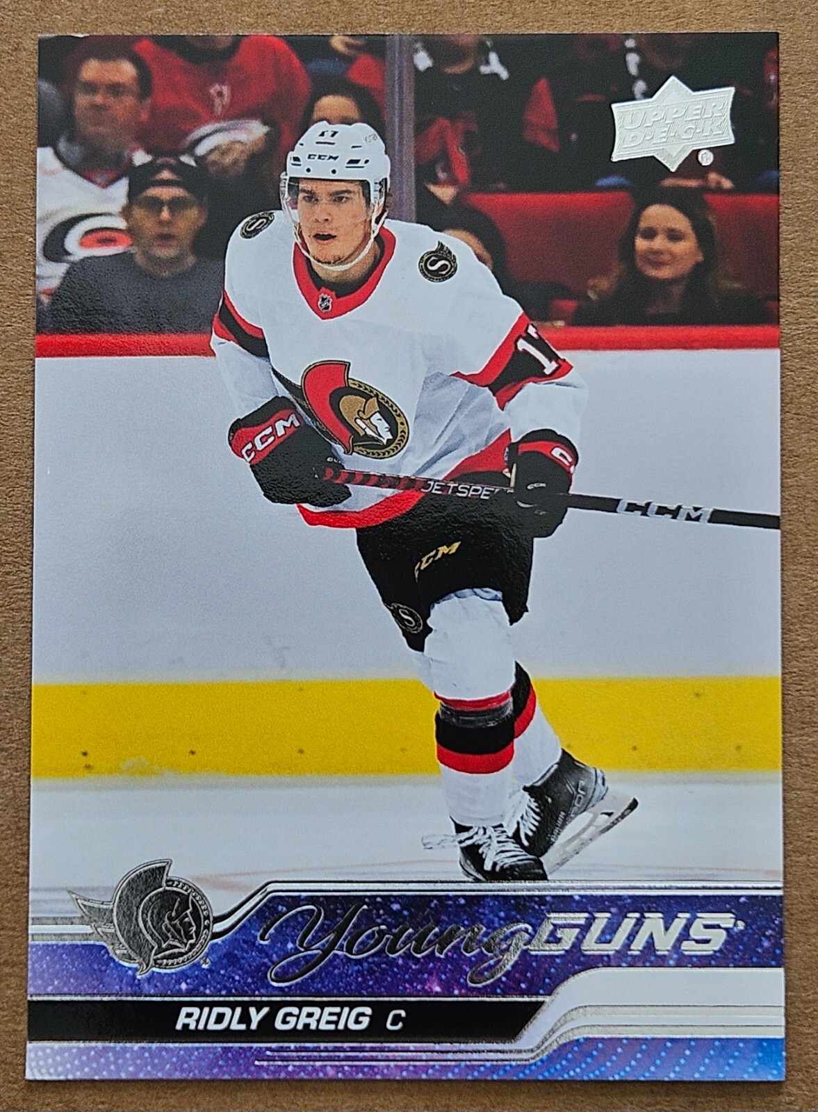 2023-2024 Upper Deck Series 1 Ridly Greig #212 Young Guns