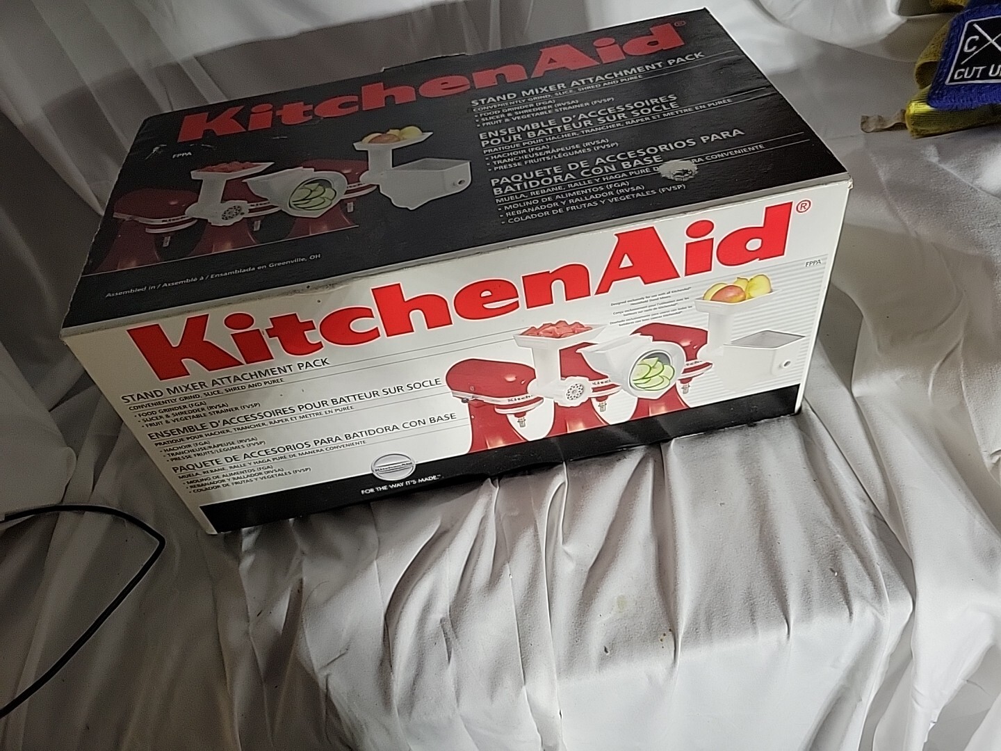 KitchenAid FPPA Attachment Pack for KitchenAid Stand Mixers White EUC 786513414182 eBay
