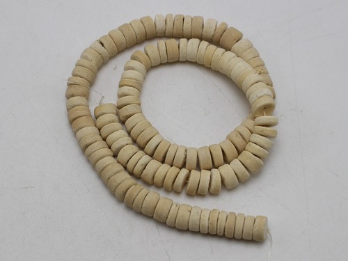 2 hebras de cuentas de rondelle de coco natural natural de 16" 8 mm varios colores - Imagen 2 de 16