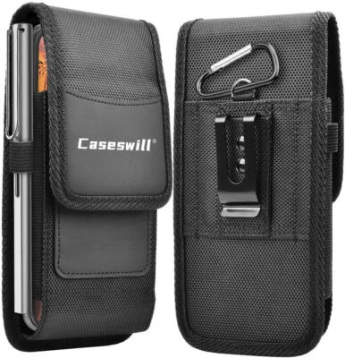 CASESWILL® Für Samsung Galaxy S25 S24 S23 S22 S21 FE Ultra Hülle Nylon Gürtelclip Holster