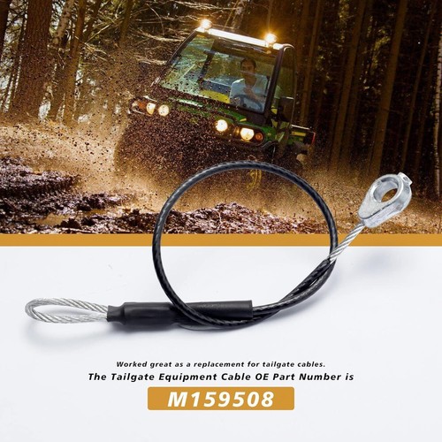 2X Tailgate Cable M159508 for John Deere Gator XUV 625i XUV 825i HPX615E HPX815E - Foto 2 di 7