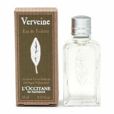 L'Occitane En Provence VERVEINE Eau de Toilette Splash 0.33 oz New in Box Perfum