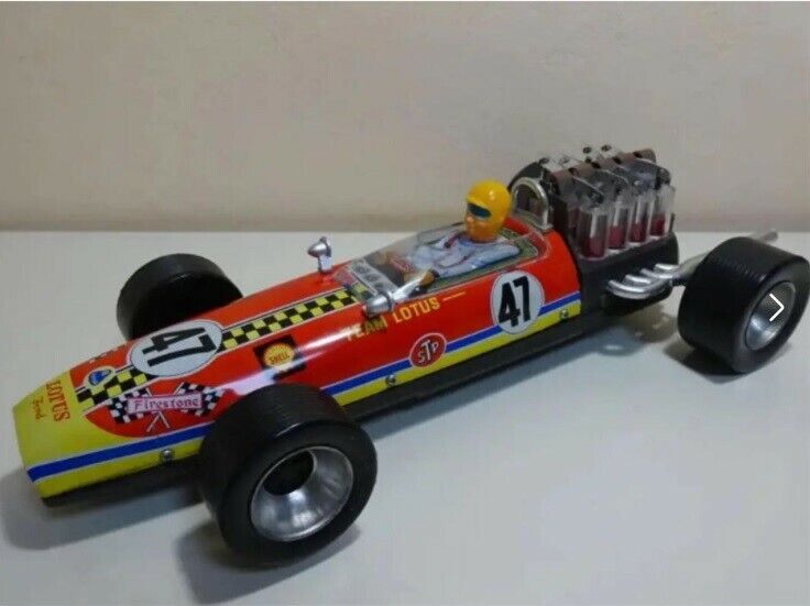Daishin LOTUS 49 FORD F1 Tin car Japan second hand Mystery Daishin LOTUS 49 FORD F1 Tin car Japan second hand Mystery