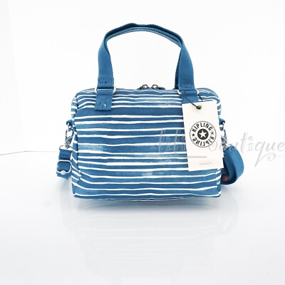 NWT Kipling HB7205 Zeva Small Satchel Xbody Handbag Nylon Serene