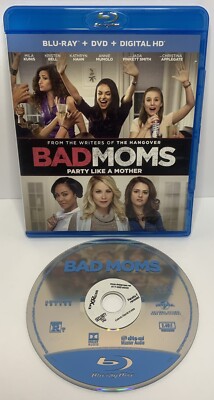 Bad Moms (Bluray, 2016, Jada Pinkett Smith, Kristin Bell, Mila Kunis) Canadian