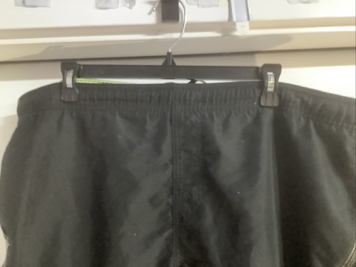 VINTAGE Nike Swim Trunks Lined Mens XL Black Shorts Bathing Suit Cargo - Picture 3 of 12