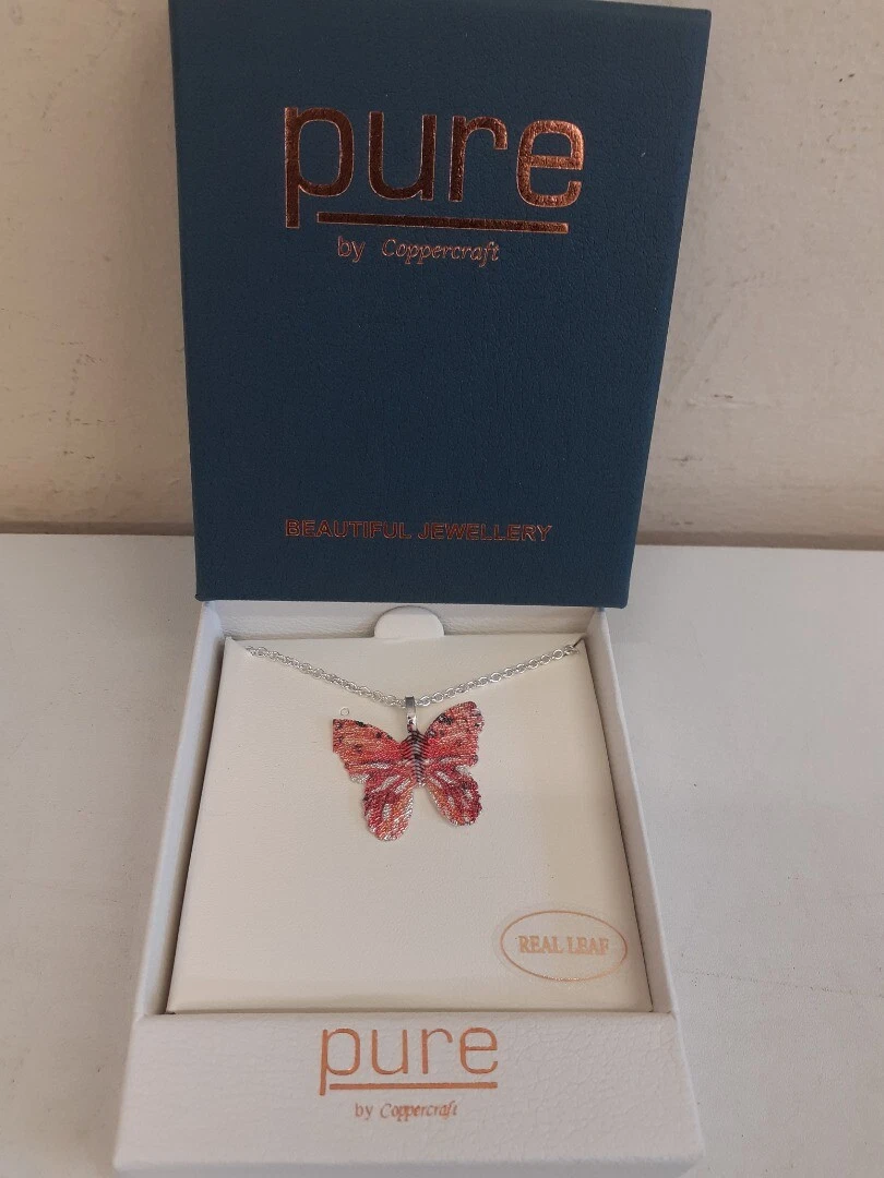 Pure by coppercraft leaf necklace discount