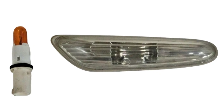 04-10 BMW 5 Series E60 Front Left Fender Wing Side Marker Light Lamp⭐63137165741 - Image 2 of 4