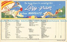 R581828 Too Busy to Write Sending this Lazy Gram from Margate Butlins Photograph