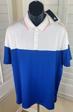 Adidas Golf Ultimate365 UPF 50 Polo Shirt Blue/White FR1158 - Men's XL - NWT 65