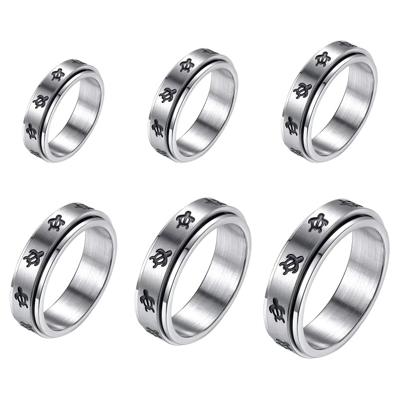 for Stress Relieving Wide Wedding Promise Rings Size 6 11 Jewelry