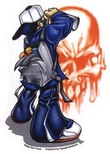 Writer Graffiti Artist Window Sticker Clear Backing - Street Art Custom Car