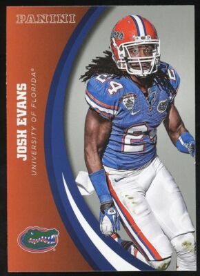 2015 Panini Collegiate Florida Josh Evans Silver Parallel #34