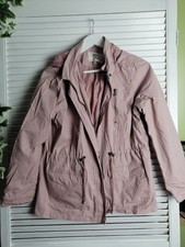 Outer Edge Lightweight Summer Jacket Pale Pink Hood Size L