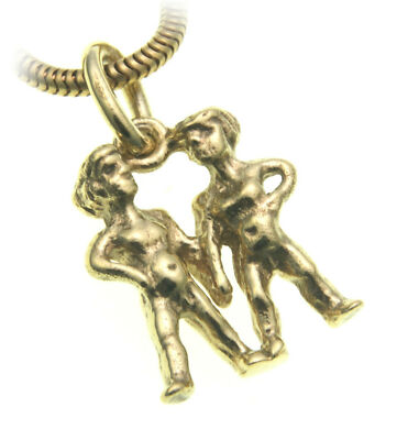 Anhänger Sternzeichen Zwilling Sterling Silber 925 Tierkreiszeichen Horoskop