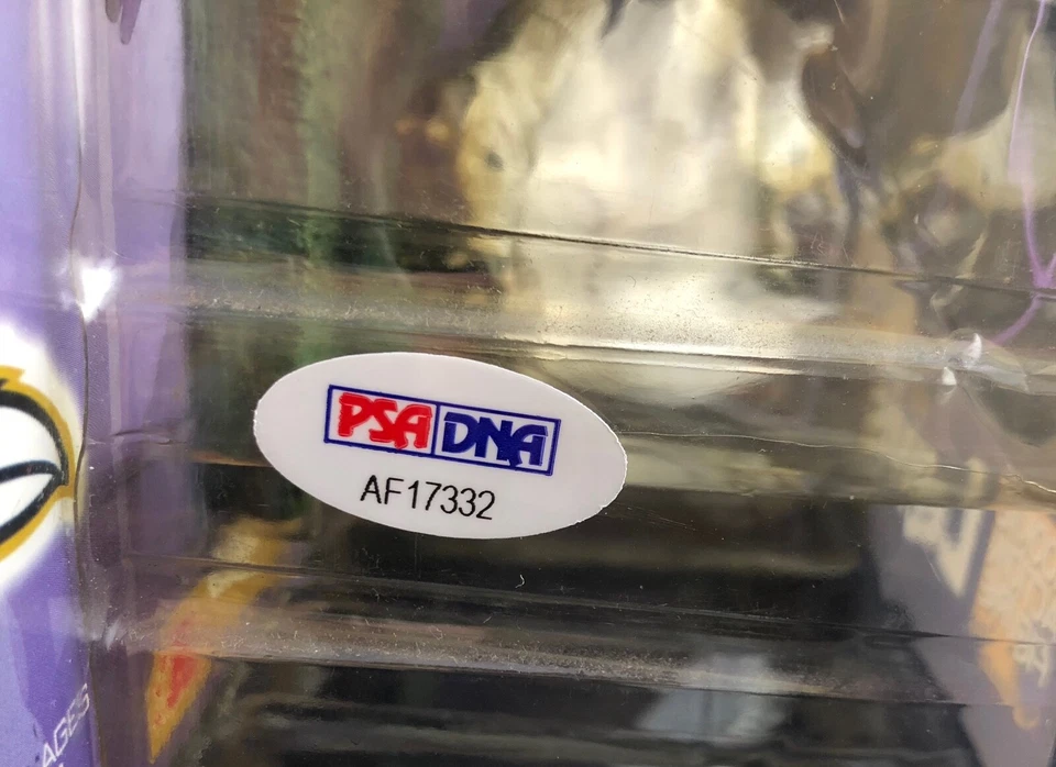 Ray Lewis autographed signed figure NFL Baltimore Ravens PSA w/ COA HOF - Image 2 of 2