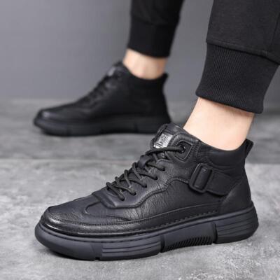 Men's Formal Casual British Business Oxfords Thick Sole Sport Comfort Work Shoes
