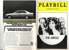 THE CIRCLE, 2/90 PLAYBILL - REX HARRISON, GLYNIS JOHNS - AMBASSADOR THEATRE — photo 1