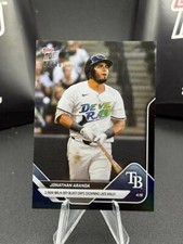 Jonathan Aranda - 2025 MLB Topps NOW Card 89 Walk Off Rays Black Foil /10