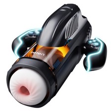 Automatic Handsfree Male Masturbaters Telescopic Thrusting Cup Stroker Lubricant