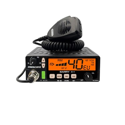 president Barry 2 plus AM FM mobile CB radio