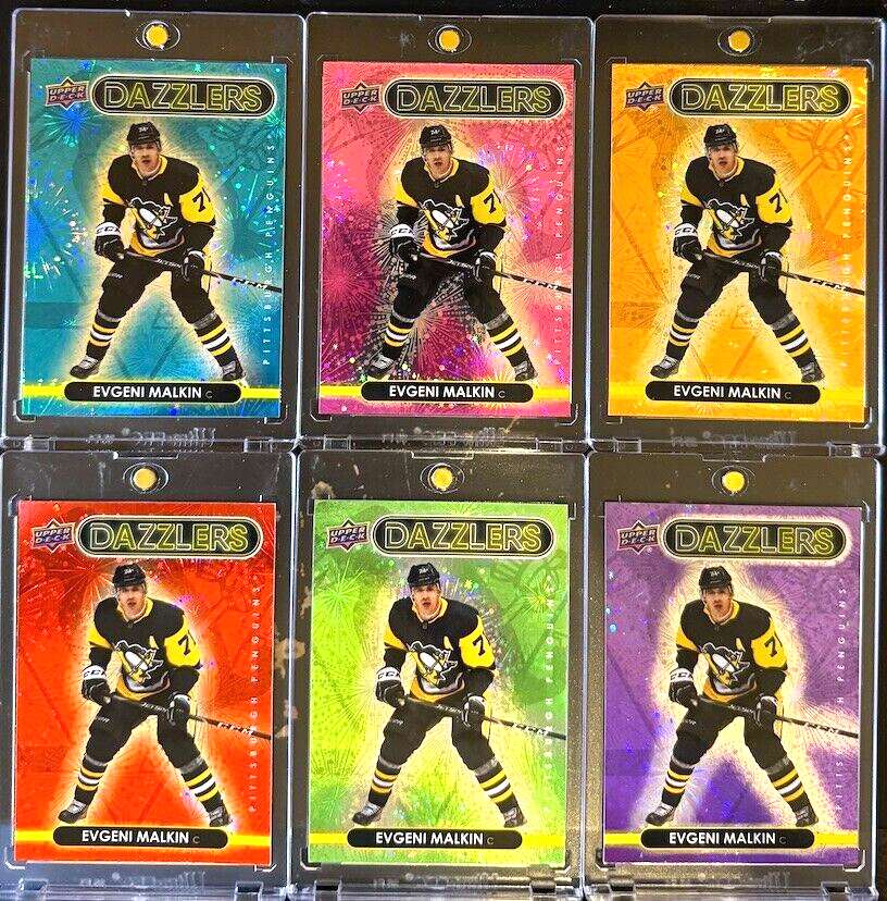202122 Upper Deck Dazzlers Evgeni Malkin Complete Set of 6 All