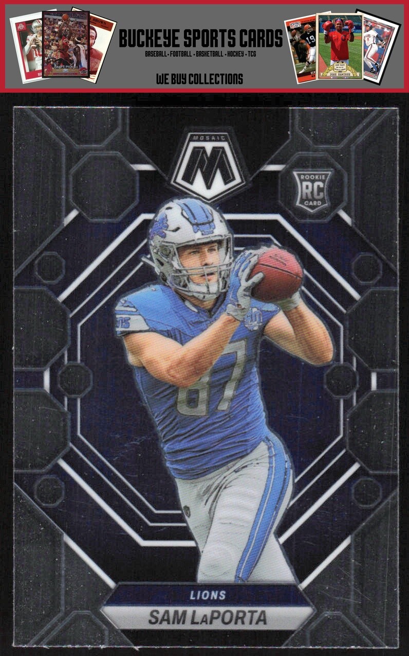 2023 Panini Mosaic Silver Prizm Sam LaPorta #360 RC