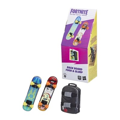 Fortnite Victory Royale Series Back Board Food & Slurp By Hasbro Epic Games NIB