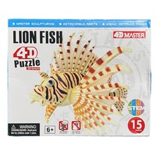 4D Master Lion Fish Model Puzzle 15 Piece 