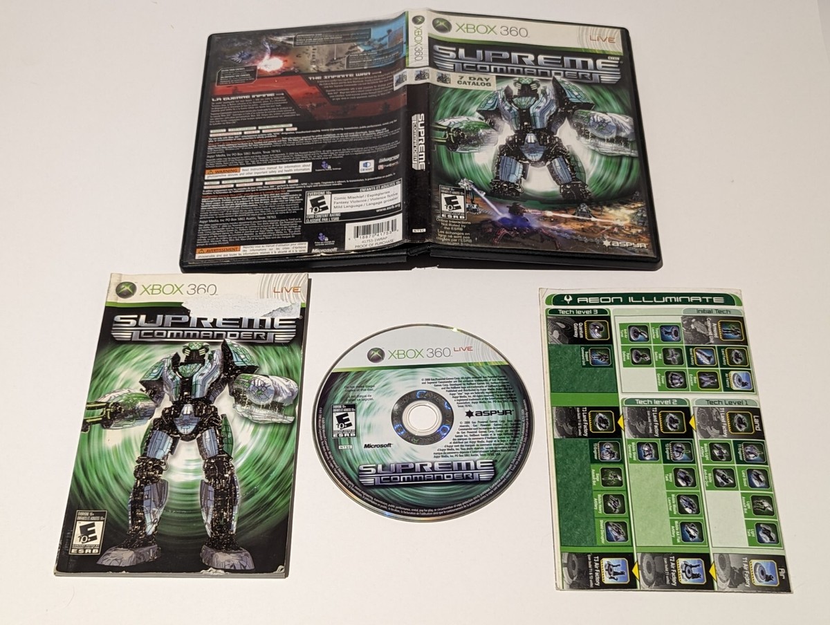 Supreme Commander (Microsoft Xbox 360, 2008) 618870117539