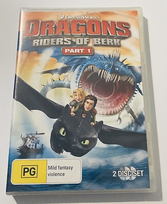 Dragons Riders Of Berk : Part 1 (DVD) Movie   NEW & SEALED** Rated PG Region 4