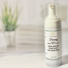 Fra Fra's Naturals  Premium Healing Sunburn Foaming African Black Soap Face and