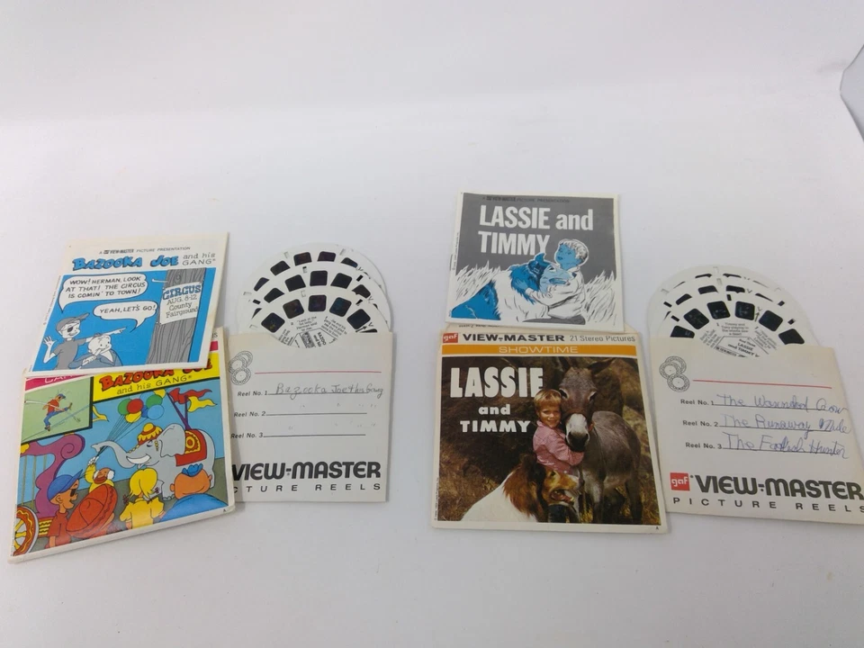 De colección Gaf View-Master y 36 carretes - Disney Scooby Doo Monsters Lassie etc. Foto 4 de 4