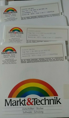 Müller Mega Pack 1 für GEOS 64 und GEOS 128 (Commodore Buch + 3 Disks 1987) - Bild 3 von 3