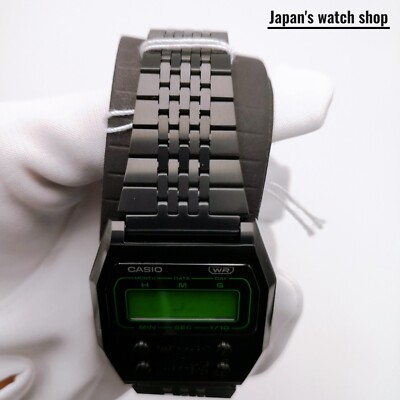 CASIO CLASSIC A1100B-1JF Black PREMIUM Full Metal Unisex Watch New