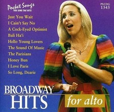 Broadway Hits For Alto Karaoke , , Good Karaoke