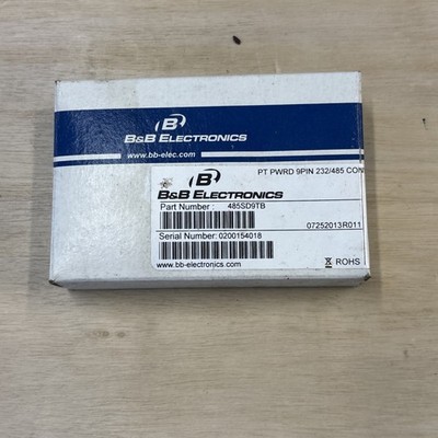 NEW B&B ELECTRONICS 485SD9TB Port-Powered RS-485 Converter RS-232 to RS-485
