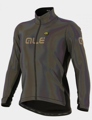 ALE Guscio Fahrrad Regenjacke Cape - Reflective Iridescent - , Größe XS, aero