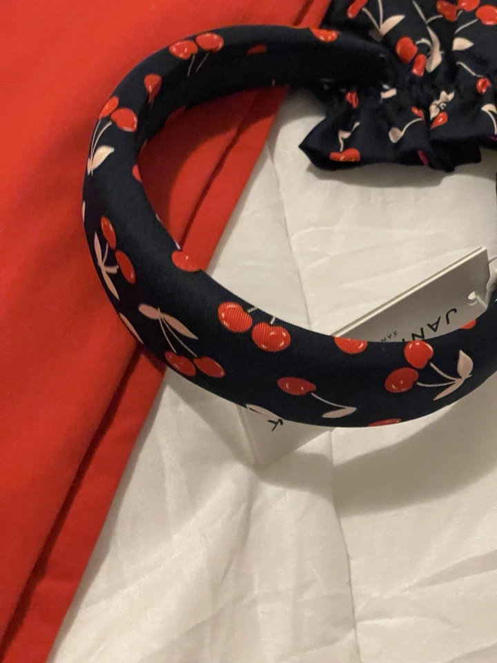 NWT Janie And Jack Girls Outfit With Hairband And Socks Sz 6 - Image 3 of 4