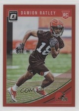 2018 Donruss Optic Rookies Red Prizm /99 Damion Ratley #113 fm0